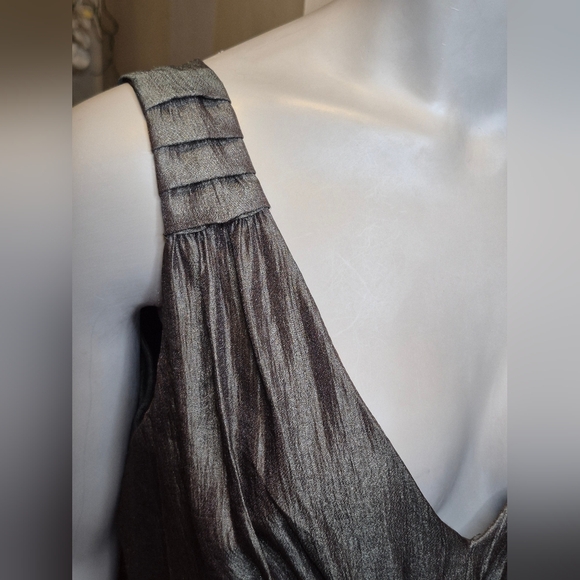Elegant metallic/Pewter dress - Picture 10 of 13